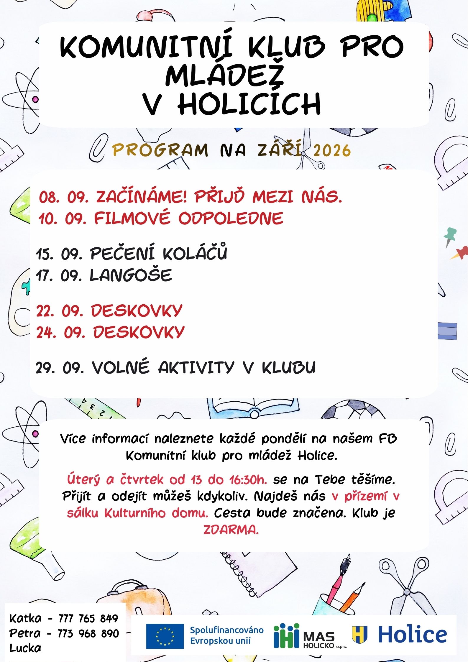 Komunitní kluby jsou zpět! 